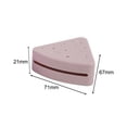 thumbnail image 5 of Triangle Makeup Sponge Holder/ Cosmetic Blender Sponge Case/ Portable Breathable Washable Compact Cute Soft Protective Container for Travel Light Coffee, 5 of 10