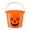 Orange, variant on Gnwei 5.7" Halloween Trick or Treat Bucket, Halloween Jack O Lantern Candy Basket, Trick or Treat Pumpkin Pails Cauldron Kettle Candy Holder, Halloween Party Supplies
