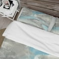 thumbnail image 4 of Designart 'Watercolor Minimal Blue Tones II' Cottage Duvet Cover Set, 4 of 4