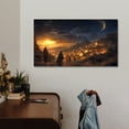 thumbnail image 4 of Christian Wall Art Jesus God Canvas Art Bethlehem2 Painting For Livingroom Decor Office Bedroom Decoration, 4 of 7