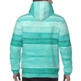 thumbnail image 5 of Bingfone Teal Turquoise Men'S Drawstring Hoodie Long Sleeve Pocket Sweatshirts-Xx-Large, 5 of 9