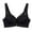 Black, variant on JGTDBPO Front Closure Bras For Women Plus Size Comfortable Full Coverage Bras Front Snap Bras Post Surgery Vest Breathable Gathering Front Opening Buckle Bra Wireless Minimizer Bra Everyday Bra