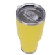 thumbnail image 3 of Botella térmica de acero inoxidable con aislamiento al vacío, taza de café de doble pared con tapa para viajes, color amarillo, 3 of 15