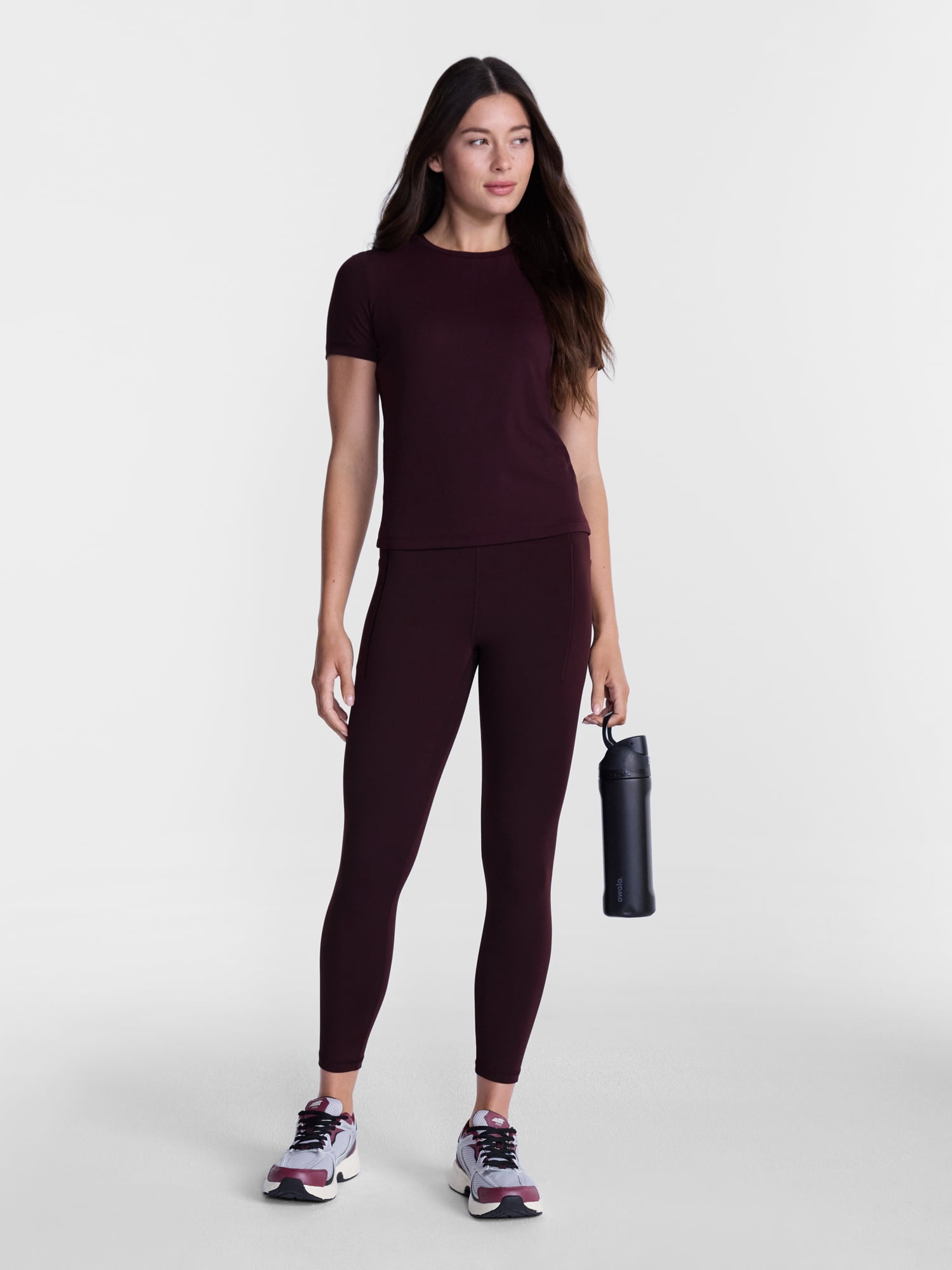 Avia Women's and Women's Plus SoftSculpt Tee with Short Sleeves, Sizes XS-4X