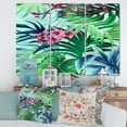 thumbnail image 2 of Designart ' VIntage Tropical Flowers VI ' Traditional Canvas Wall Art Print, 2 of 3