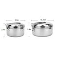 thumbnail image 2 of Airtight Food Storage,Stainless Camping Bowls With Locking Lid Camping Cook Pot Folding Handle Round Lunch Box Stainless Camping Pot, 2 of 8