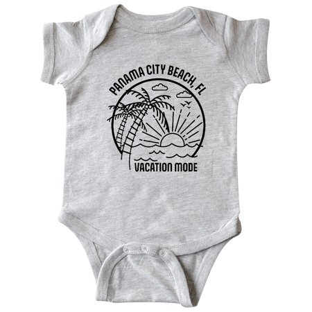 

Inktastic Summer Vacation Mode Panama City Beach Florida Gift Baby Boy or Baby Girl Bodysuit