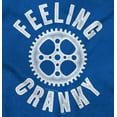 thumbnail image 2 of Feeling Cranky Bicycle Crank Cyclist Unisex Fleece Graphic Zip Up Hoodie Brisco Brands 5X, 2 of 5