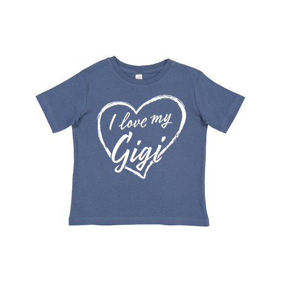 Inktastic I Love My Gigi in White Chalk Heart Boys or Girls Toddler T-Shirt