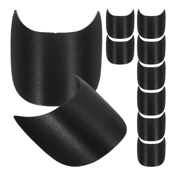 Hytrove Hat Inserts Hat Brim Plastic 10Pcs 7.07X3.73X0.08in Black for Baseball Cap