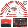 thumbnail image 1 of TOPEX 100 PCs Screwdriver Set Non-Slip Precision Screw Bits Sockets Kit w/ Oxford Bag, 1 of 10