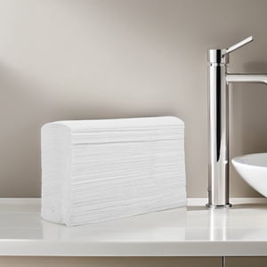 LEEYNEER 2 Pack Bathroom Tissue Toilet Paper Hand Tissues for Travel White