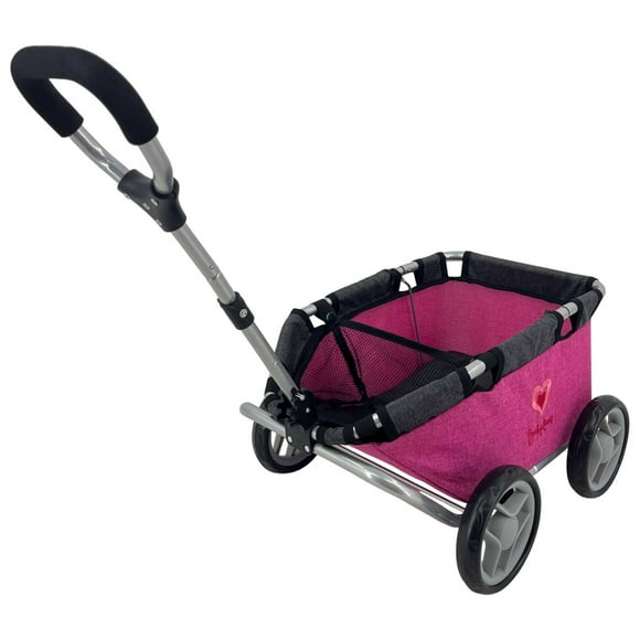 Carreta De Juguete Baby Kaori Ww33 Carriola De Muñecas Fucsia