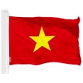 thumbnail image 2 of G128 Combo Pack: American USA Flag 3x5 Ft & Vietnam Vietnamese Flag 3x5 Ft | Both LiteWeave Pro Series Printed 150D Polyester, Brass Grommets, 2 of 8