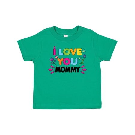 

Inktastic I Love You Mommy with Flowers Gift Baby Girl T-Shirt