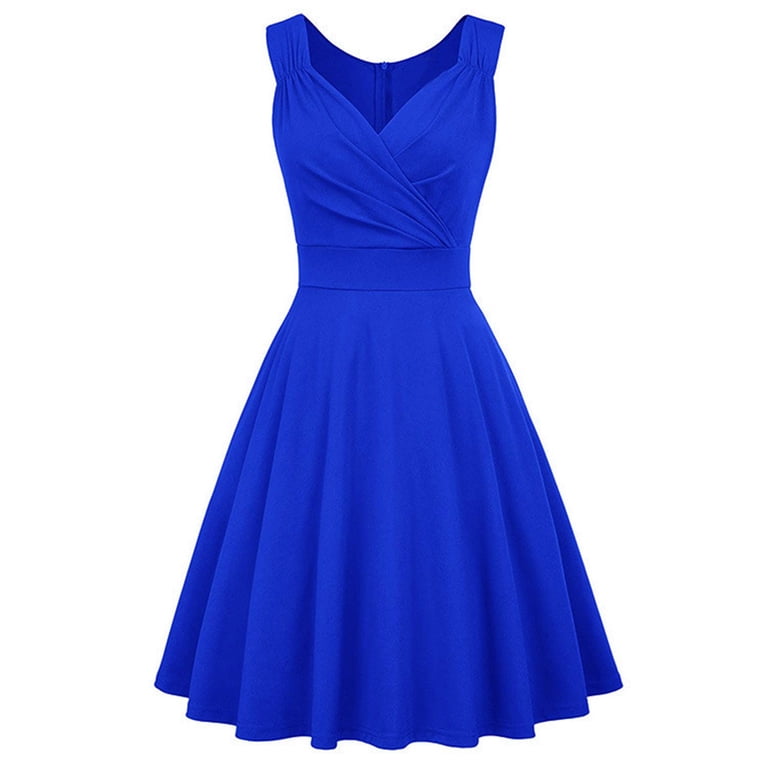 green emerald velvet dress Zapaka Women Royal Blue Prom Dress with Beading A-Line Sweetheart Party Dress, Royal Blue / US26W