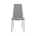 thumbnail image 3 of Milan Becker 36.6" Curved-Back Side Chairs in Gray/Chrome (Set of 4), 3 of 9