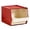 Red, variant on zhonghuaying Wall Mount Teabag Storage Box Large Capacity Drawer for Coffee and Snacks Sturdy PP Stackable Space Optimization Large Capacity Coffee Holder Desktop (White)