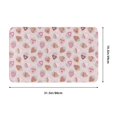 thumbnail image 2 of Bathroom Rugs Non Slip Washable - Delicious Strawberry Chocolate Kitchen Mats for Floor, Area Rugs for Entryway Rugs Indoor, Laundry Bathroom Room Door Rug with Rubber Backing 20x31.5in, 2 of 8