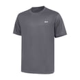 thumbnail image 4 of Workout Tops for Women Short Sleeve UPF Sun Protection Athletic T Shirts Quick Dry Tennis Yoga Running Crew Neck Tee Loose Fit Gym Tee Sports Tshirts Lightweight Training Hiking Top for Women Grey XL, 4 of 7
