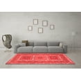 thumbnail image 3 of Ahgly Company Indoor Square Persian Red Traditional Area Rugs, 5' Square, 3 of 4