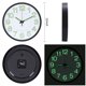 thumbnail image 2 of Reloj de pared de 30 cm, fijo, silencioso, de cuarzo luminiscente, moderno., 2 of 5