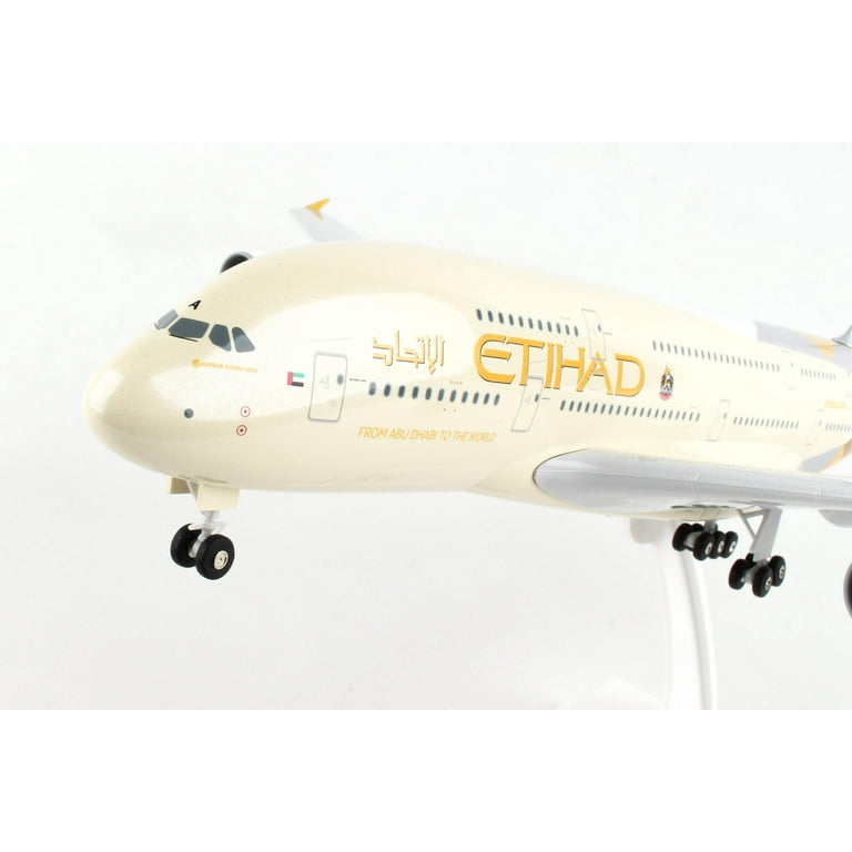爆買い 英語 A380-800 ETIHAD SKYMARKS 1/200 Walmart.com - W/GEAR 民間航空機
