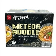 A-Sha Meteor Noodle with Danzai Sauce 3.5 Ounce (Pack of 12)