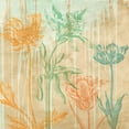 thumbnail image 2 of Eric, Chestier 12x12 White Modern Wood Framed Museum Art Print Titled - Botaniques Cochin 2 (detail), 2 of 4