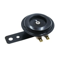 Unique Bargains 6V 1.5A 110dB Metal Electric Loud Horn Speaker Trumpet Black for Motorcycle