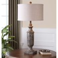 thumbnail image 2 of Uttermost Agliano Aged Dark Pecan Lamp, 2 of 2