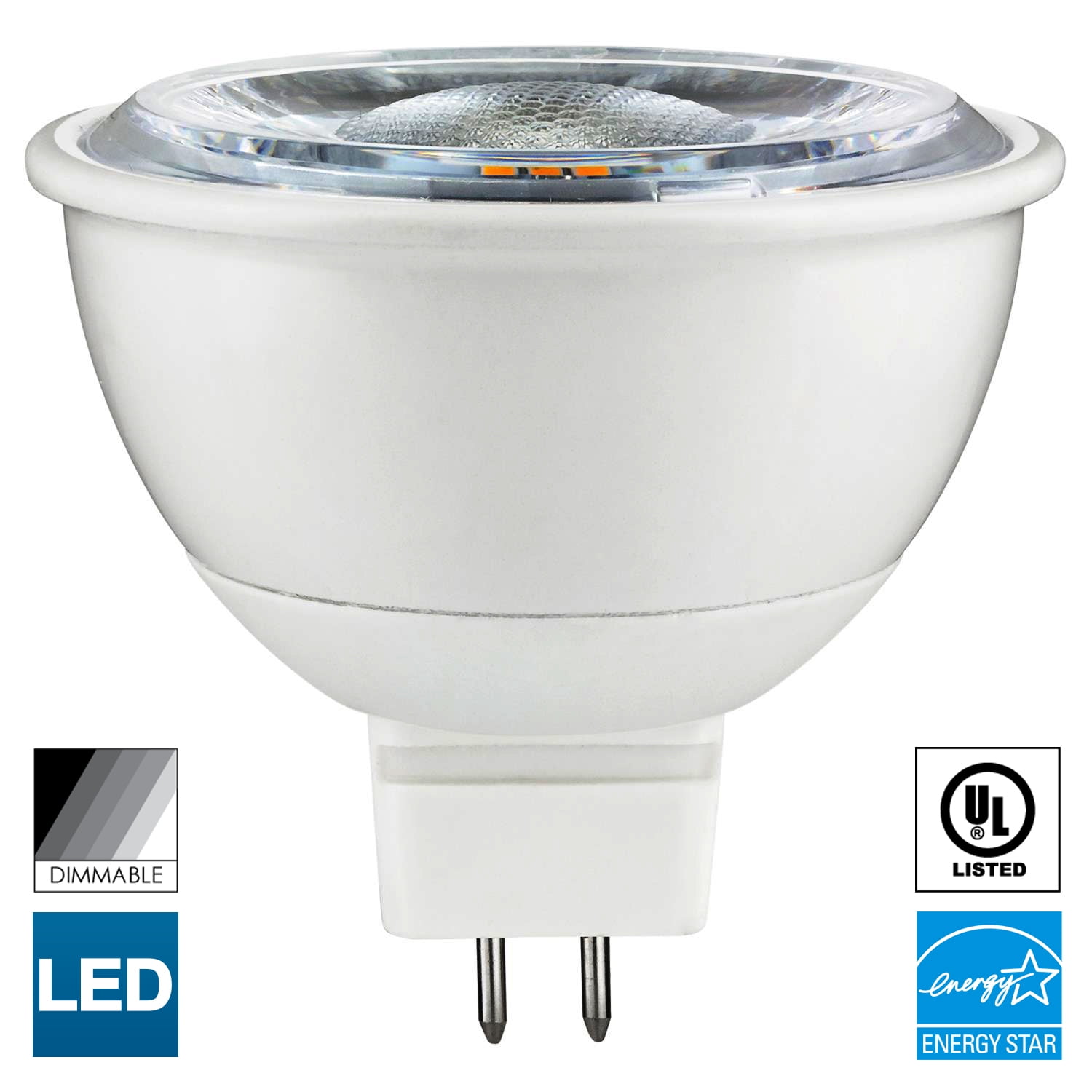 Sunlite Mr16 Led Bulb 12 Volt Mini Quartz Reflector 7 Watt 2700k