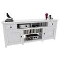 thumbnail image 2 of Dextrus 70 Inch TV Stand with Removable Electric Fireplace for Screens up to 80 Inches,White, 2 of 6
