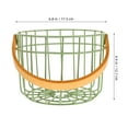 thumbnail image 2 of Masteelf  Canasta Para Huevos Chicken Egg Basket for Collecting Eggs Green, 2 of 8