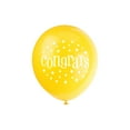 thumbnail image 3 of Unique Industries Latex Congratulations 16" Multi-color Balloons, 12 Count, 3 of 5