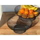 thumbnail image 5 of Metal Fruit Bowl - 25X10CM - Black - Suitable for Living Room, Kitchen - Simple and Beautiful, 5 of 5