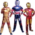 thumbnail image 3 of Disfraz de superhéroe de Marvel película de Halloween Anime Hulk cos Iron Man niños capitán américa ropa, 3 of 4