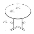 thumbnail image 4 of Bush Business Furniture Series A-C 42 Inch Round Conference Table in Mahogany, 4 of 6