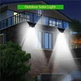 thumbnail image 3 of Movimiento Luz De Pared Ip65 Impermeable Lámpara De Jardín Al Aire Libre 1000Lm Smd 118Led Solar Pir Sensor sonducket HA023459-00, 3 of 7