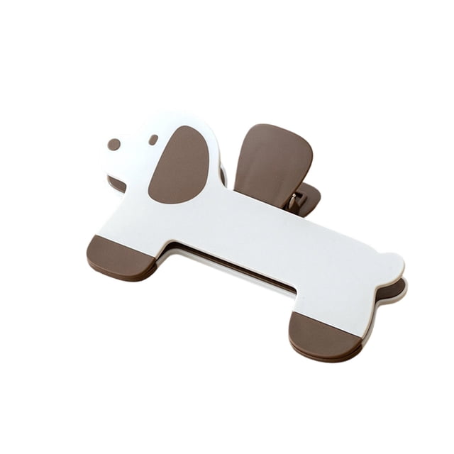 B Pinces à Fichiers Mignonnes en Forme de Chien et Chat Pinces à Fichiers Multi-Usages Porte-Pages avec Mécanisme à Ressort Solide pour Signets Documents et Fournitures de Bureau et d'École 5.0X3.0X1.1In 0.13Lb