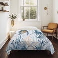 thumbnail image 4 of Blue Turtle Coastal Large Tapestry for Bedroom Wall Hanging Tapestry,Octopus Summer Beach Coral Starfish Seahorse Ceiling Backdrop Tapestries Poster Blanket Wall Decor for Living Room 100" x 59", 4 of 8