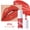04# Single item-White Cherry Red, variant on Ulystar marble swirl mirror lip gloss, 7 moisturizing shades, full-gloss lip lacquer, long-lasting and non-sticky, hydrating and bright, perfect for daily dates and everyday makeup