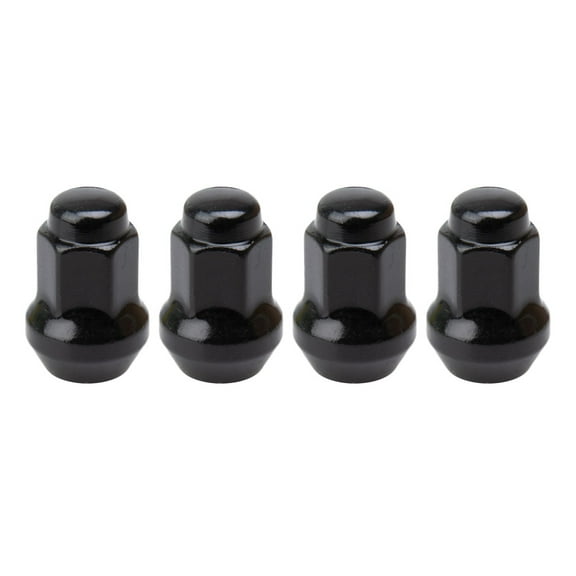 Tusk Tapered Lug Nut 3/8" with 14mm Head Black (4pk) for Polaris MAGNUM 325 2x4 2000-2002