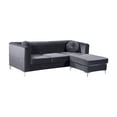 thumbnail image 1 of Meridian Furniture Inc Eliana Upholstered Reversible Sectional Sofa, 1 of 11