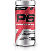 Cellucor P6 Original Testosterone Booster For Men, Build Advanced Anabolic Strength & Lean Muscle, Boost Energy Performance, Increase Virility Support, 180 Capsules