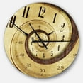 thumbnail image 1 of DesignArt Vintage Time Spiral Large Wall Clock, 1 of 2