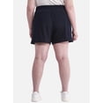 thumbnail image 5 of Terra & Sky Women’s Plus Size Pull On French Terry Cloth Shorts with Pockets, 5” Inseam, Sizes 0X-5X, 5 of 5