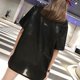 thumbnail image 5 of Moda Mujer Bling Color Sólido Manga Corta Suelta Camisetas Sexy Camisetas Largas Likrtyny Mujer, 5 of 6