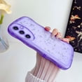 thumbnail image 4 of Compatible with Galaxy A50 Case for Women Girls Glitter Camera Lens Protector Cute Curly Wave Frame Shockproof Protective Cover Phone Case for Samsung Galaxy A50(CLEAR), 4 of 7