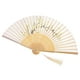 thumbnail image 5 of Fan Ventilador Plegable Portátil para Baile Fiestas de Jardín Banquete de Boda Mujeres Soledad HandHeld ventiladores plegables, 5 of 6